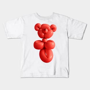 Teddy bear balloon in red Kids T-Shirt